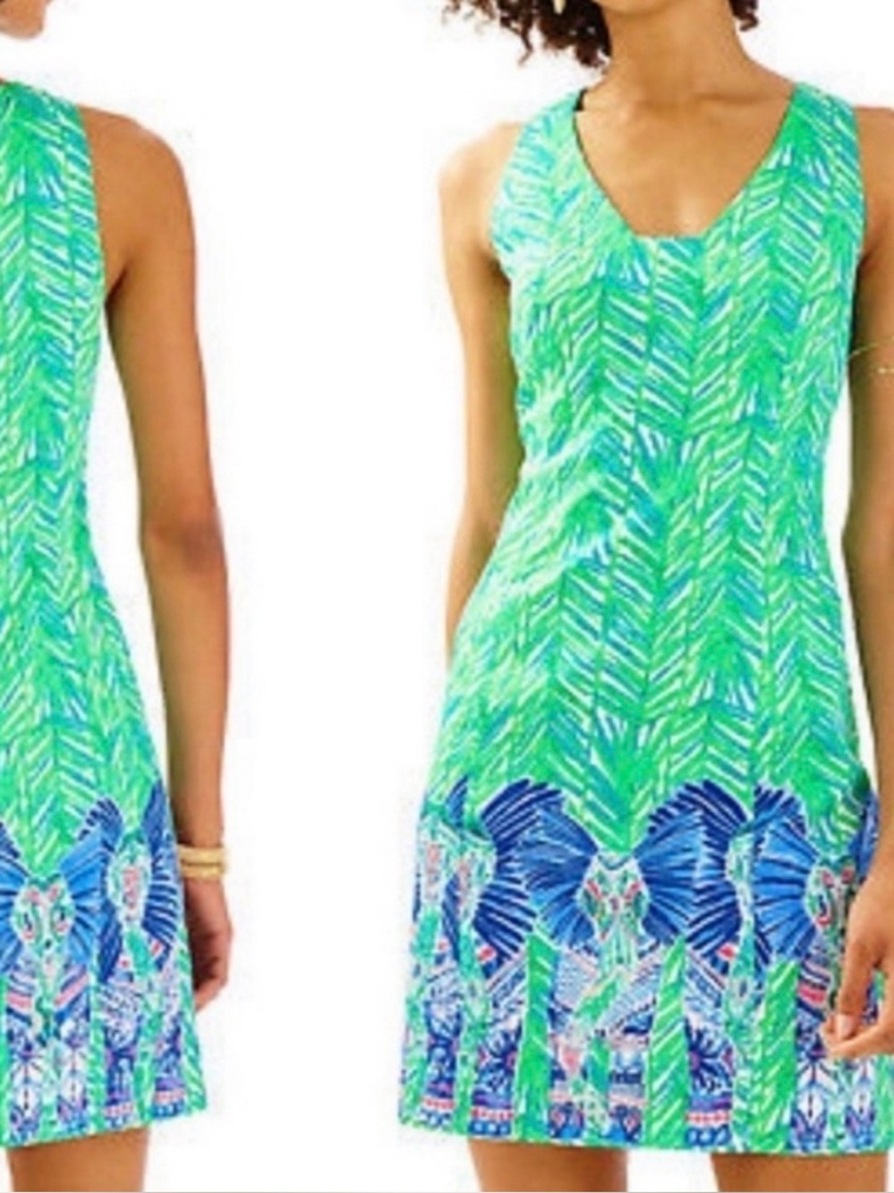 Lilly Pulitzer Tandie Shift Dress in Toucan Green Size 4